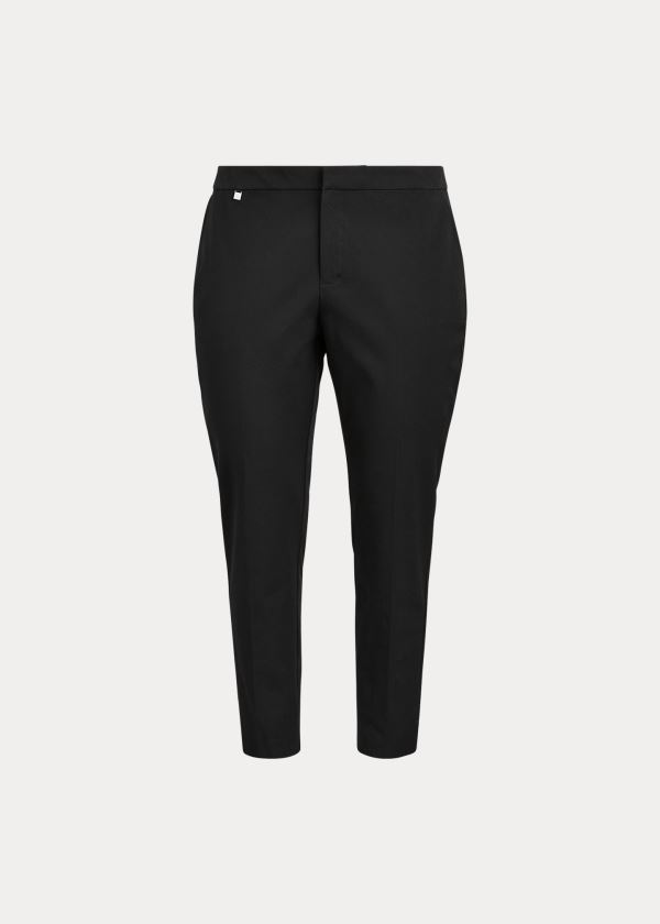 Calças Ralph Lauren Algodão Twill Skinny Ankle Mulher 38015-FENY